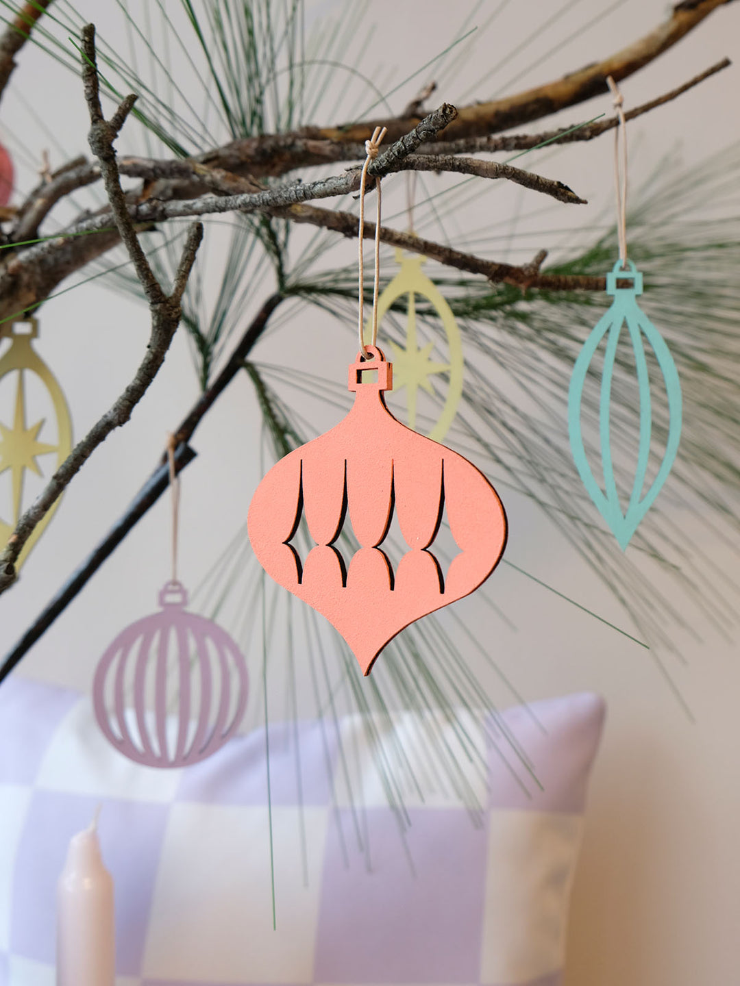 Pendant Retro Wooden Ornaments
