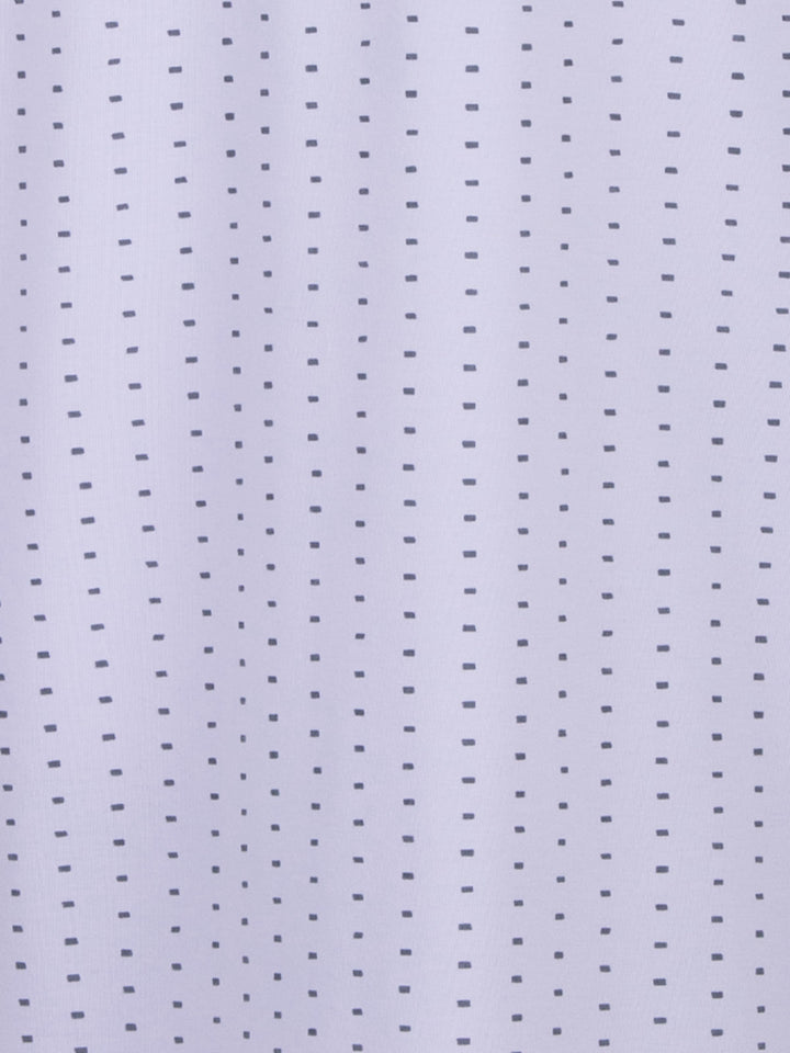 Long-sleeved nightdress - Small rectangles
