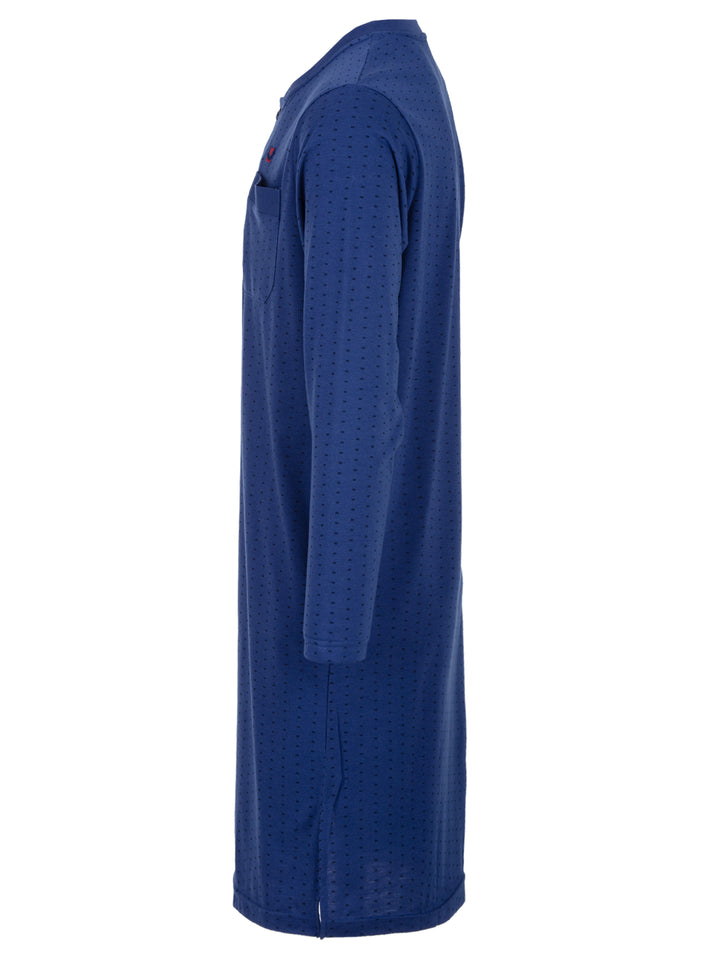 Long-sleeved nightdress - Small rectangles
