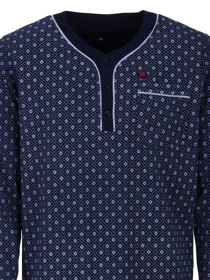 Nightdress long sleeve - diamond