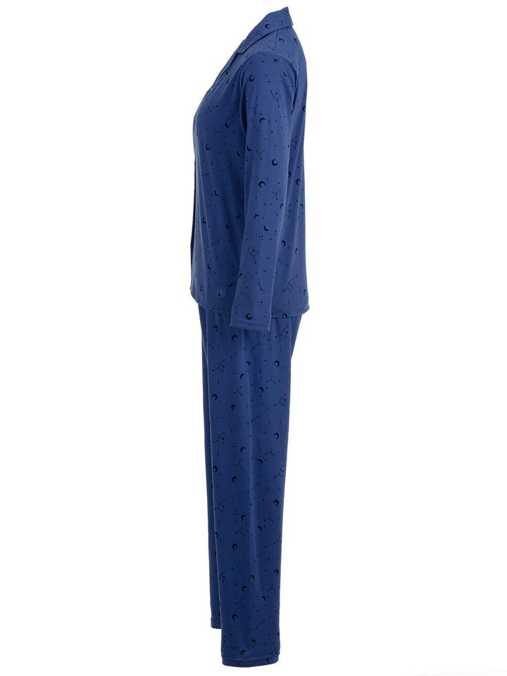 Pajama Set Long Sleeve - Moon Stars