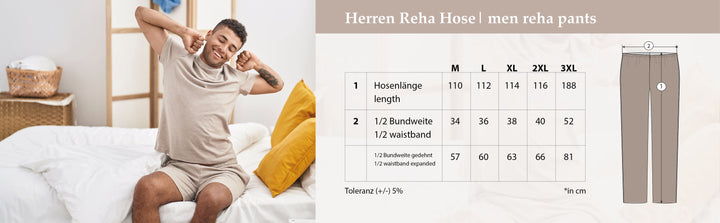 Trainings und Freizeithose - Paspel Reißverschluss seitlich