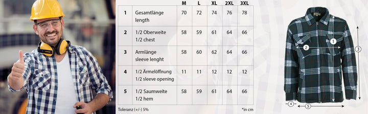 Thermojacke Holzfällerjacke (HT)