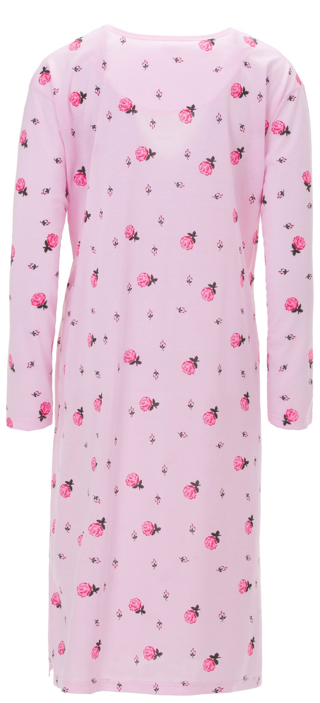 Nachthemd Langarm - Blüten 3XL-6XL