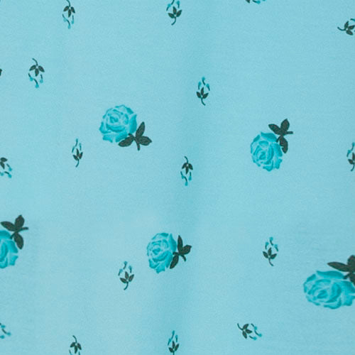 Nachthemd Langarm - Blüten 3XL-6XL