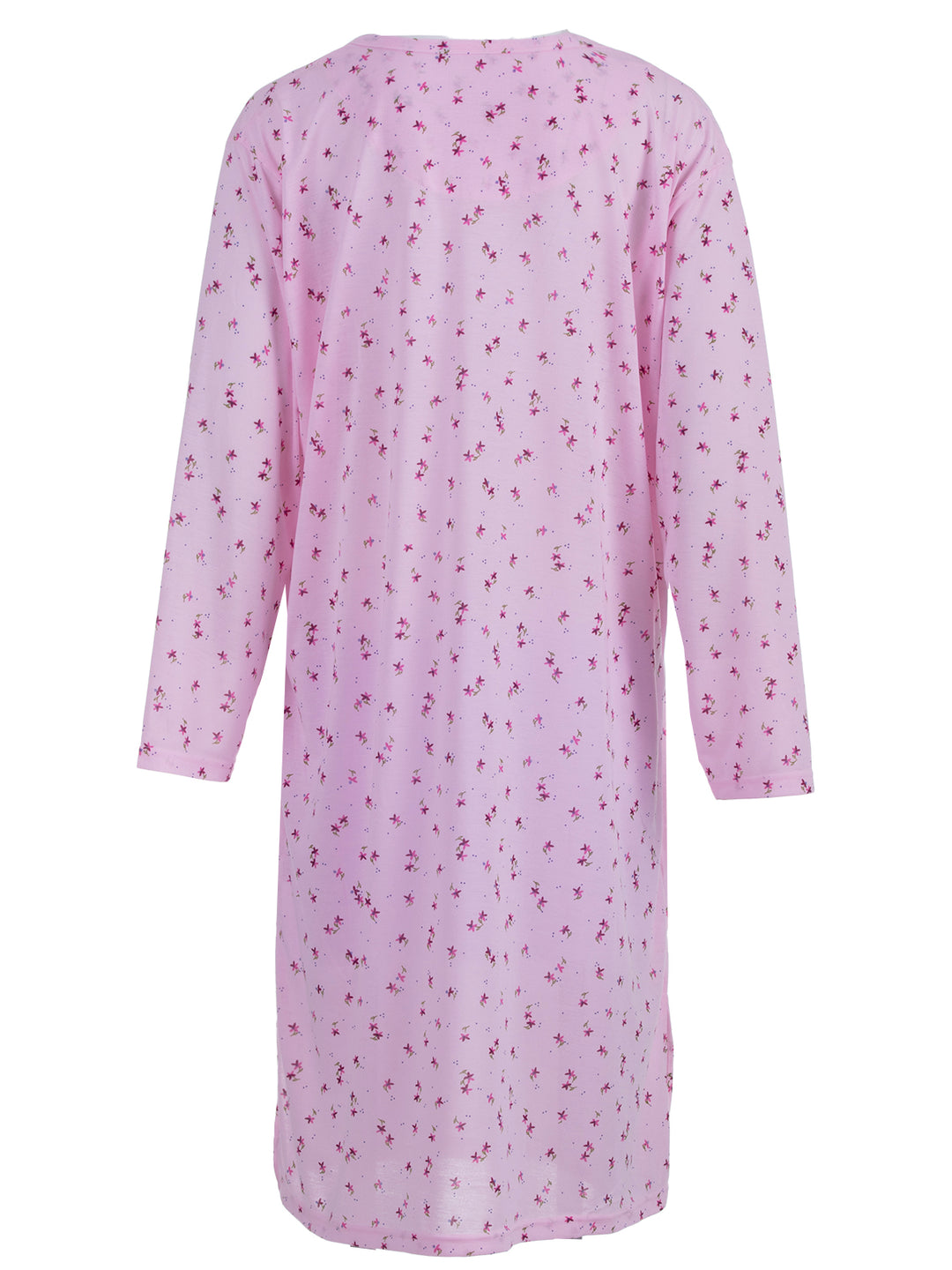 Nachthemd Langarm - Blüten 3XL-6XL