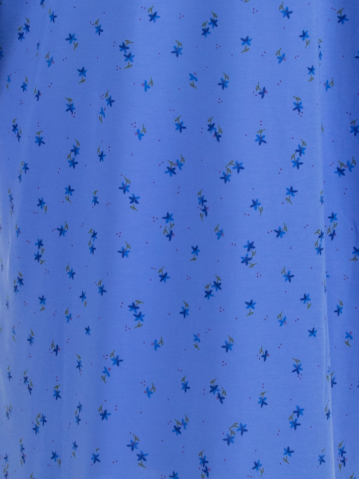 Nachthemd Langarm - Blüten 3XL-6XL