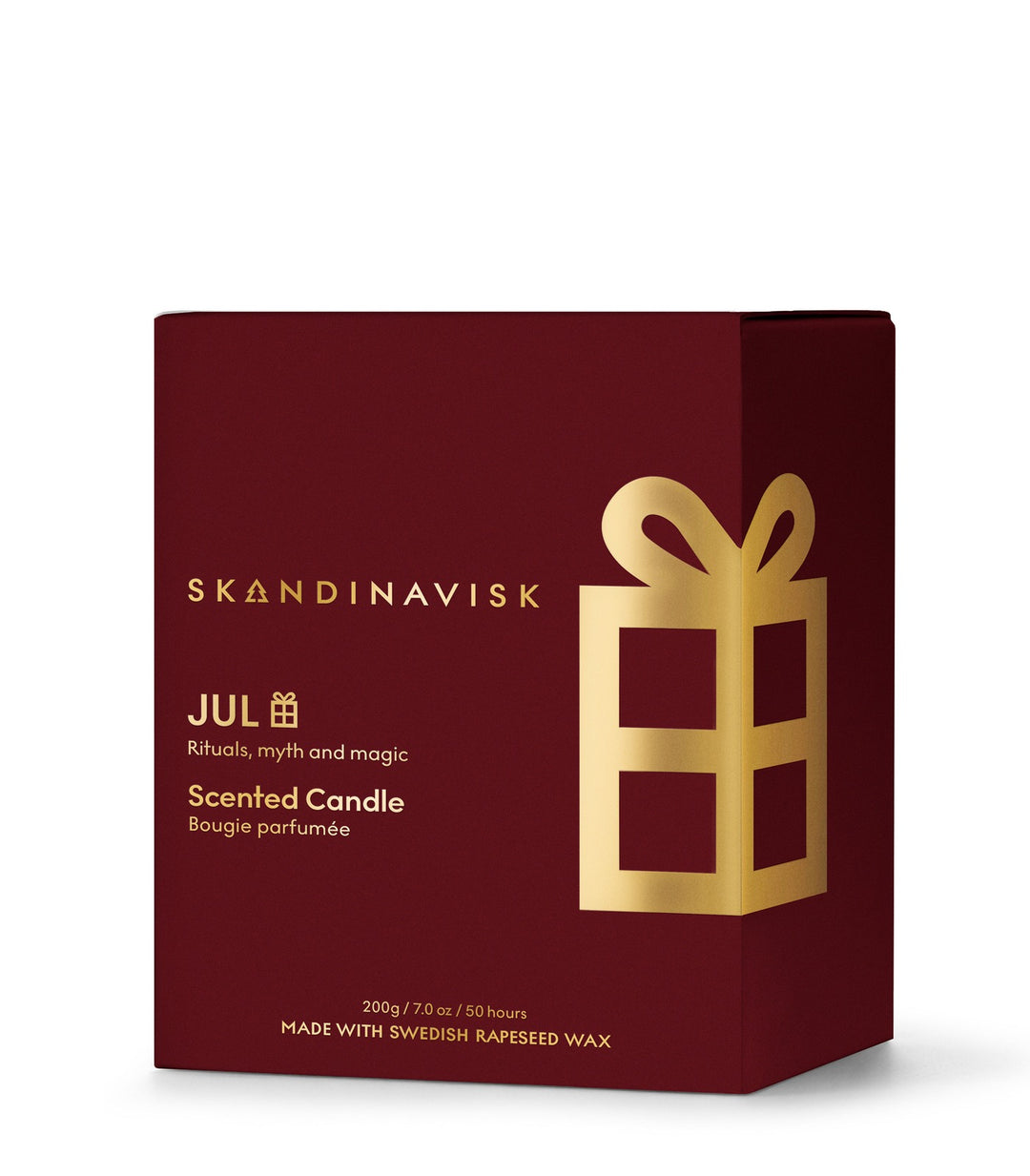 SKANDINAVISK JUL Duftkerze 200g – Weihnachtsduft, 50 Std.
