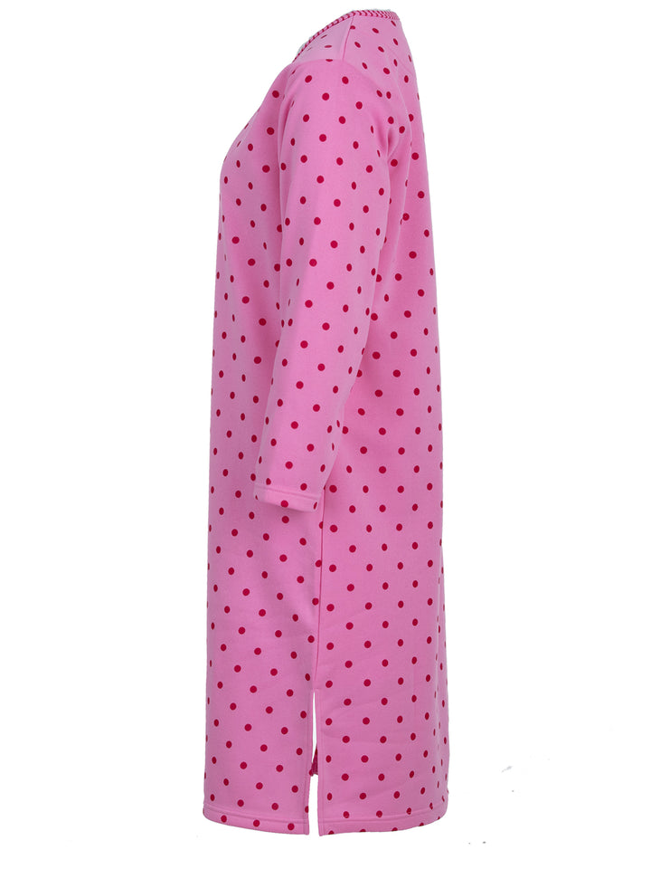 Thermal nightdress - dots