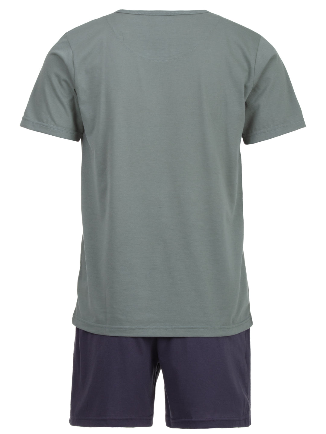 Pyjama Set Kurz - Vintage Blaue Shorts