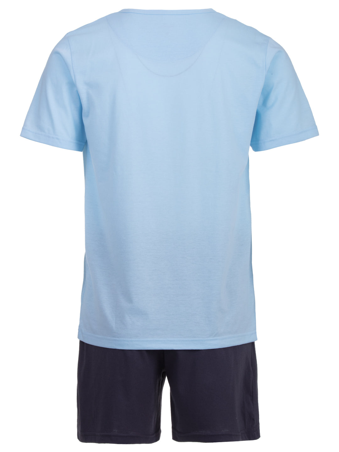 Pyjama Set Kurz - Vintage Blaue Shorts