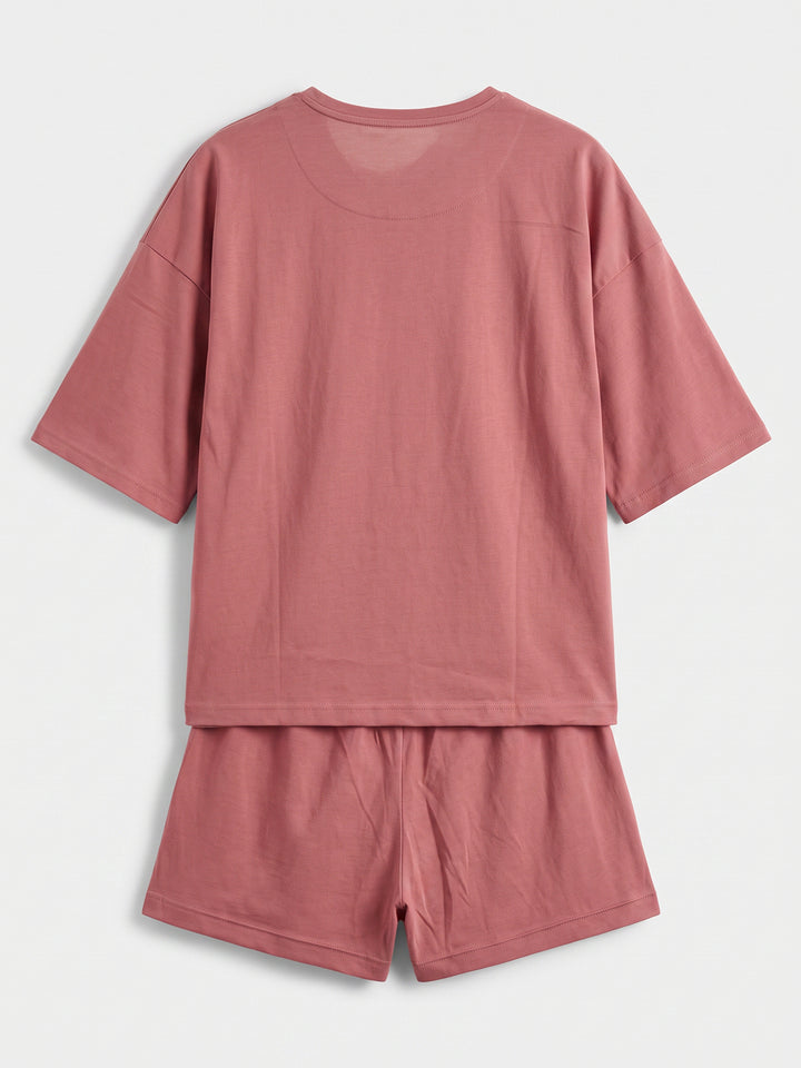 Oversize Pyjama Set Shorty - Courtney L&