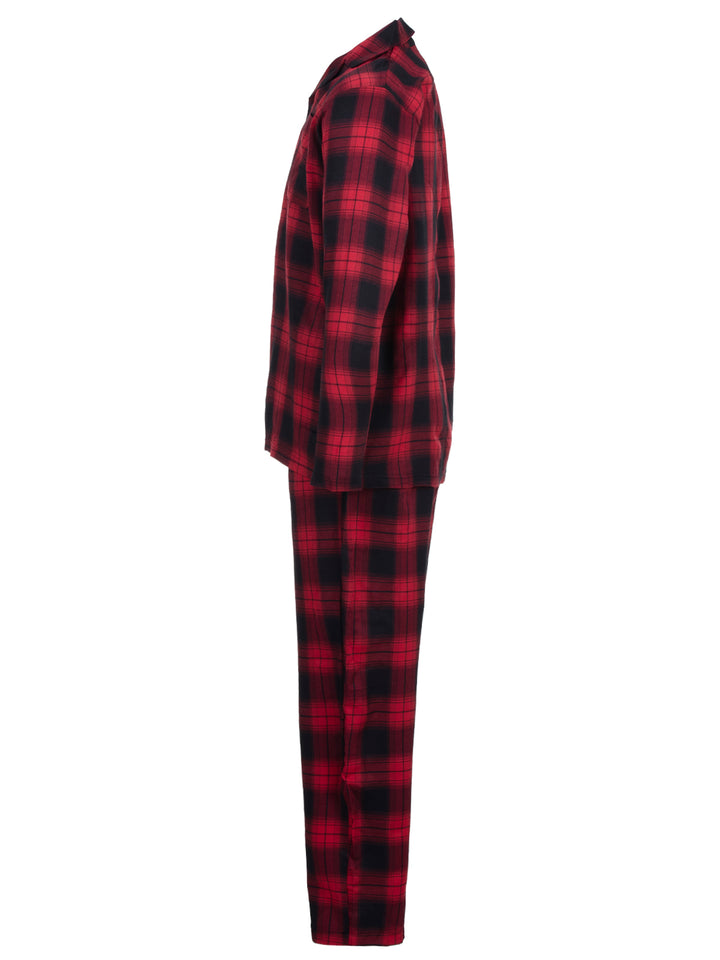 Pajama set long sleeve - checked