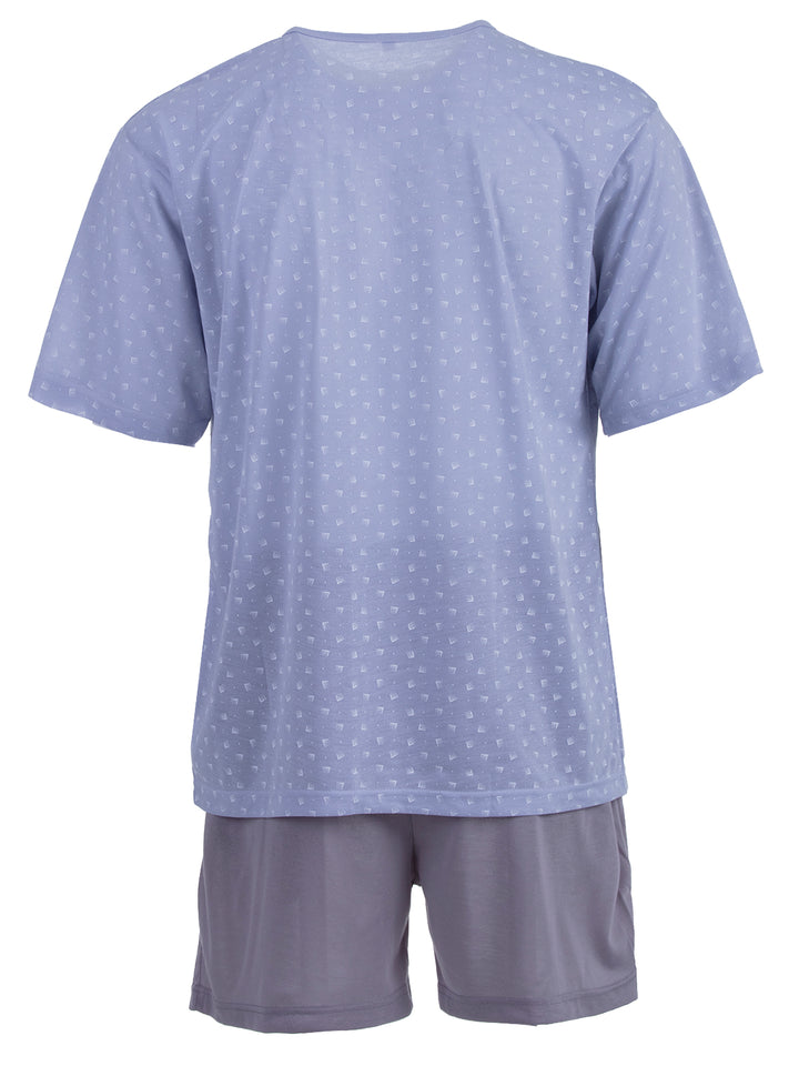 Pyjama Set Kurz - Knöpfe Rechteck