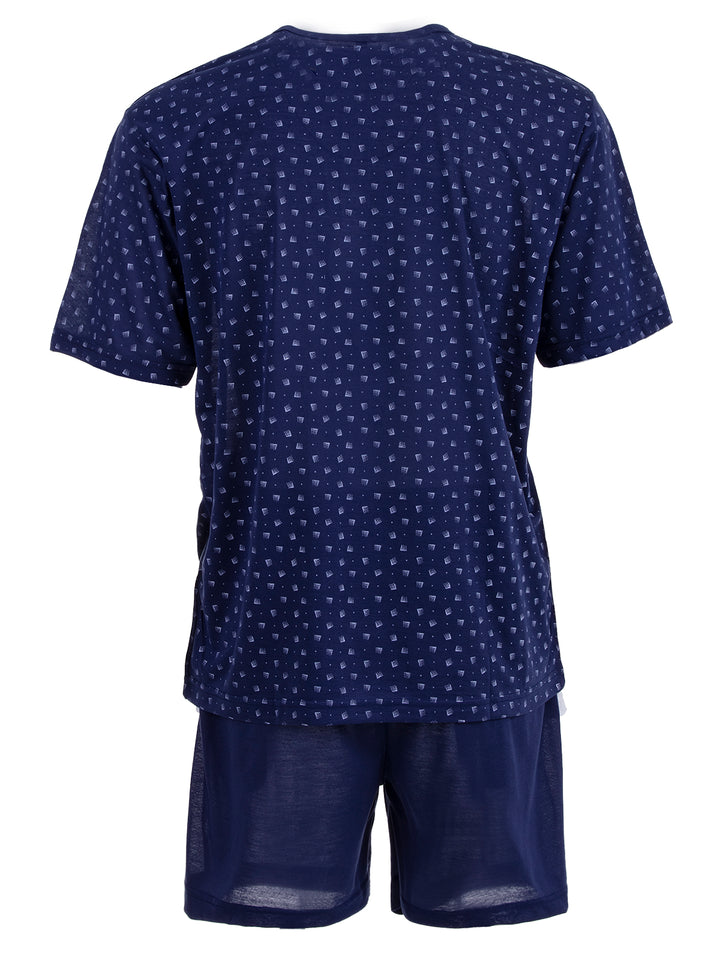 Pyjama Set Kurz - Knöpfe Rechteck