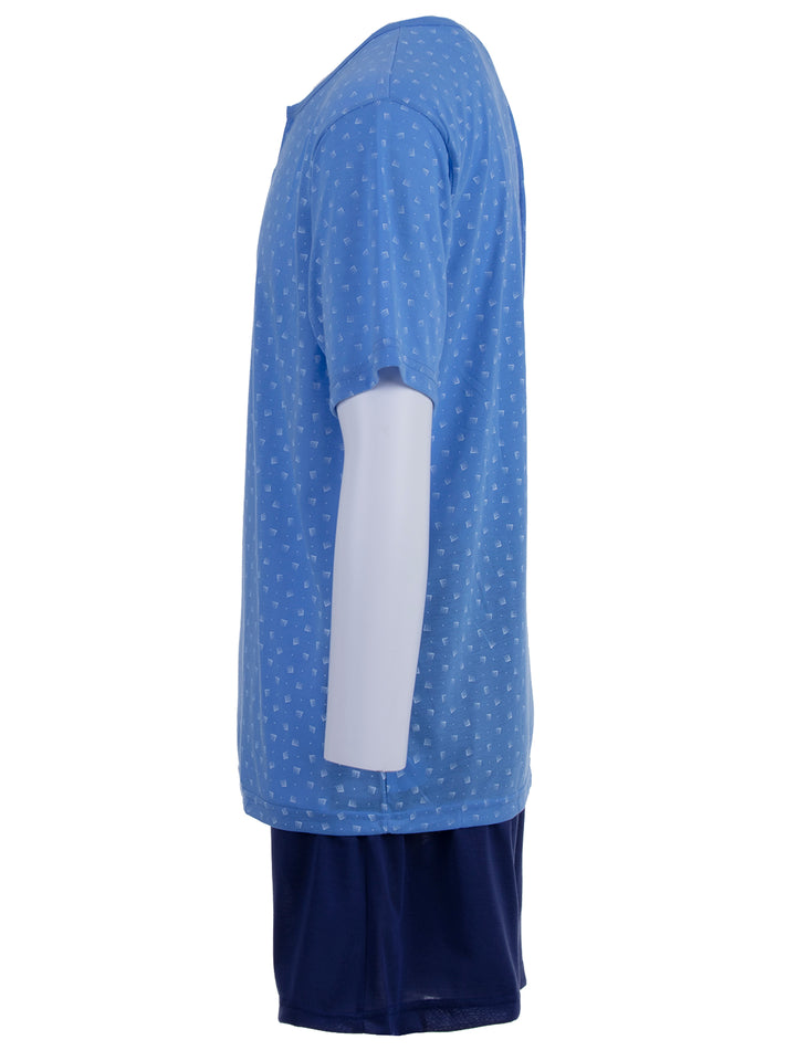Pyjama Set Kurz - Knöpfe Rechteck