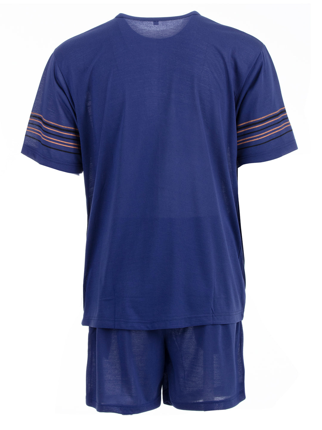 Pyjama Set Kurz - Streifen Knöpfe