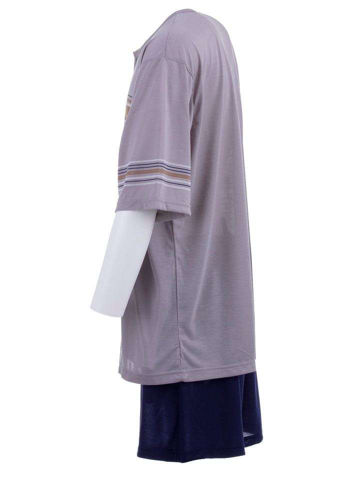 Pyjama Set Kurz - Streifen Köpfe