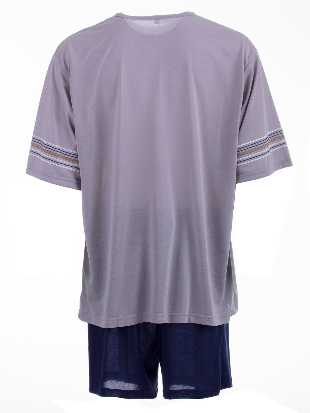 Pyjama Set Kurz - Streifen Köpfe