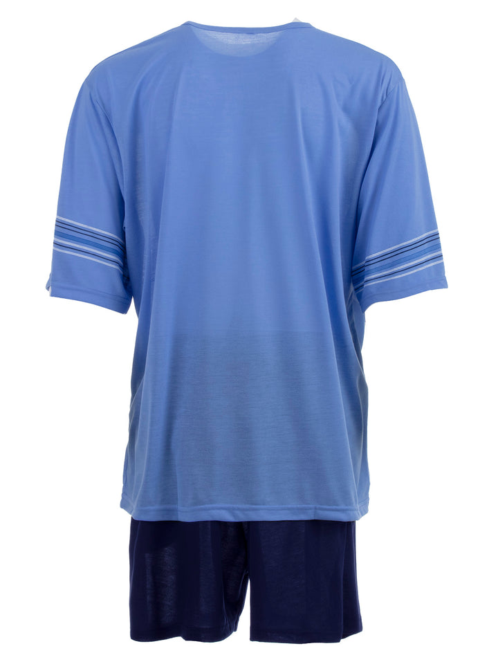Pyjama Set Kurz - Streifen Köpfe
