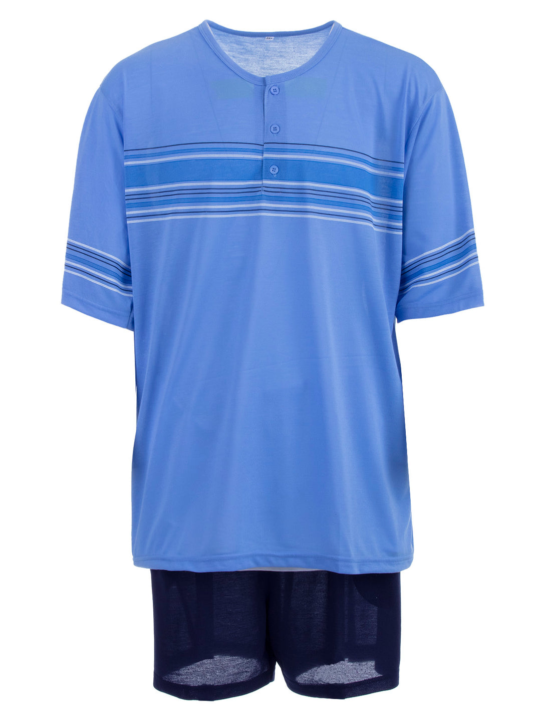 Pyjama Set Kurz - Streifen Köpfe