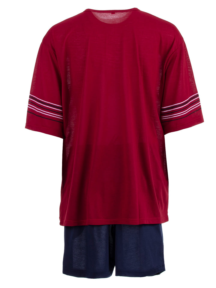 Pyjama Set Kurz - Gestreift 3XL-5XL