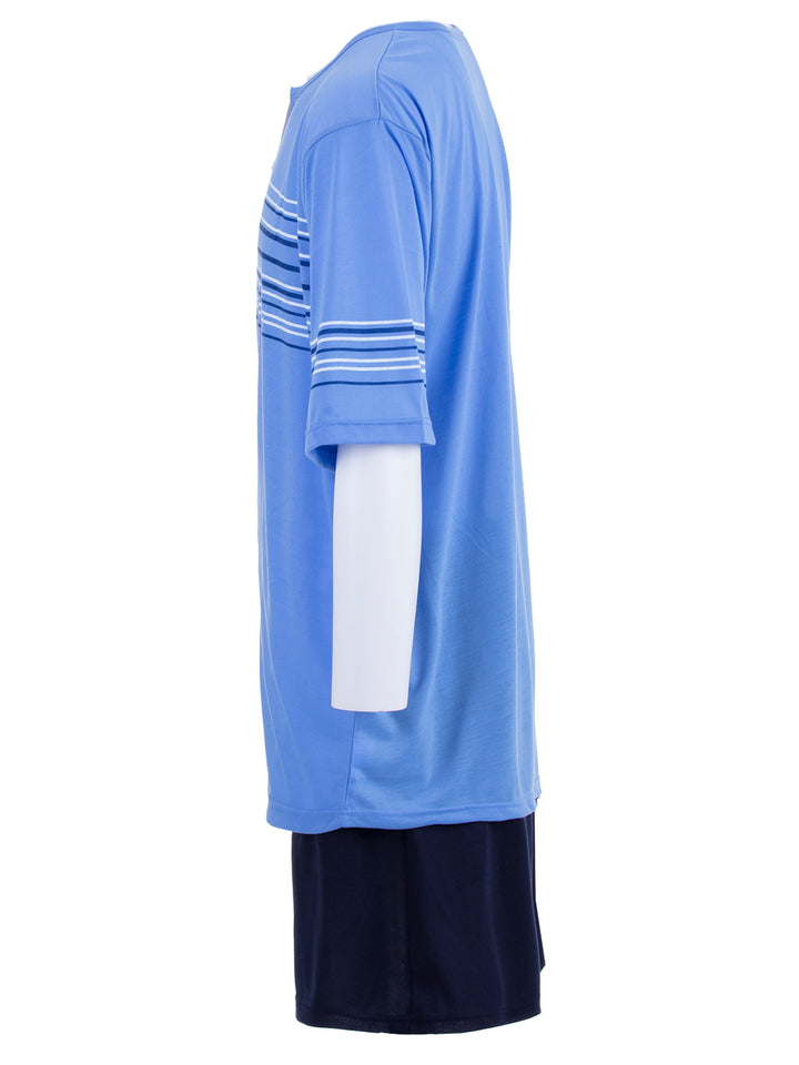 Pyjama Set Kurz - Gestreift 3XL-5XL