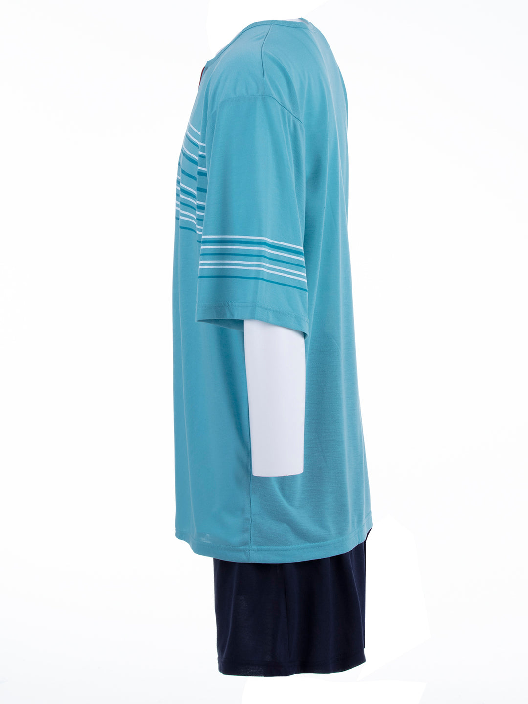 Pyjama Set Kurz - Gestreift 3XL-5XL