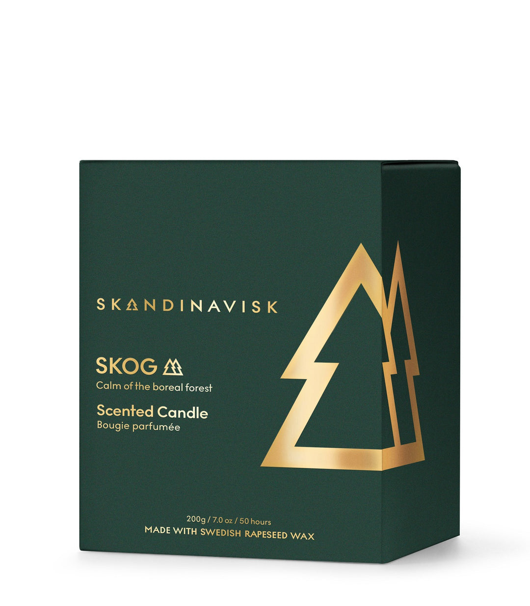 SKANDINAVISK SKOG Duftkerze 200g – Waldduft, 50 Std.