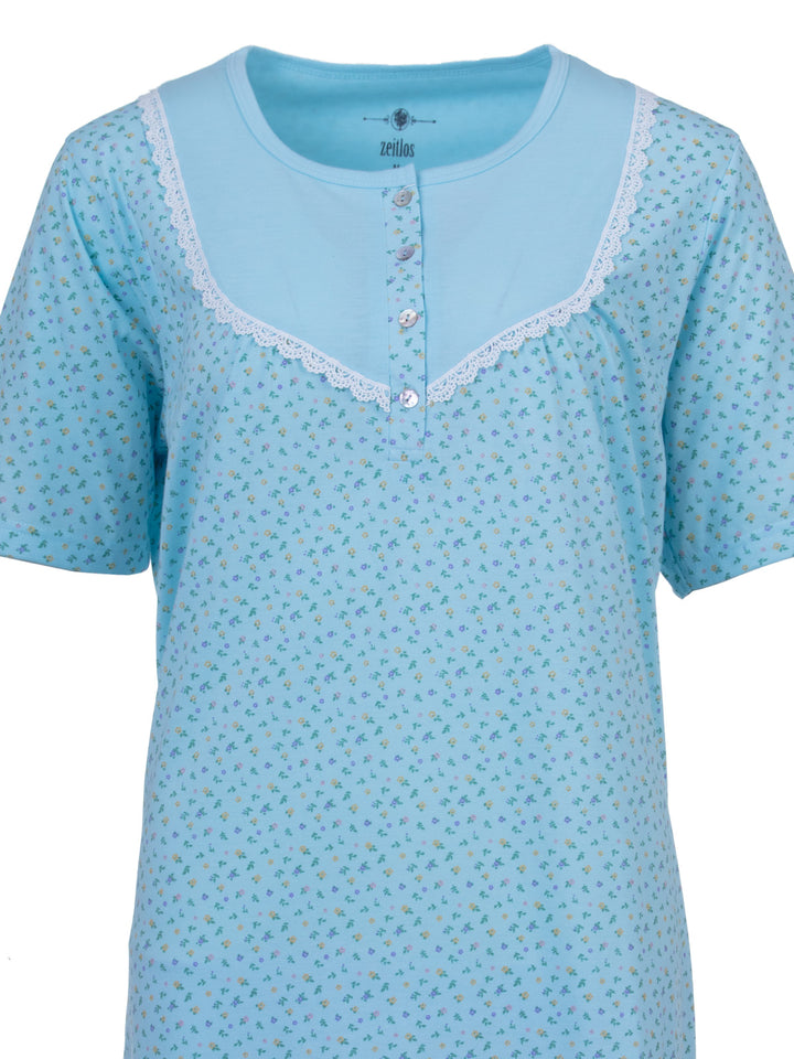 Nachthemd Kurzarm - Mille Fleur Spitze