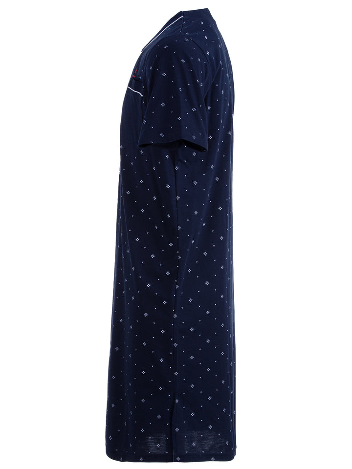 Nightgown short sleeves - piping arrow