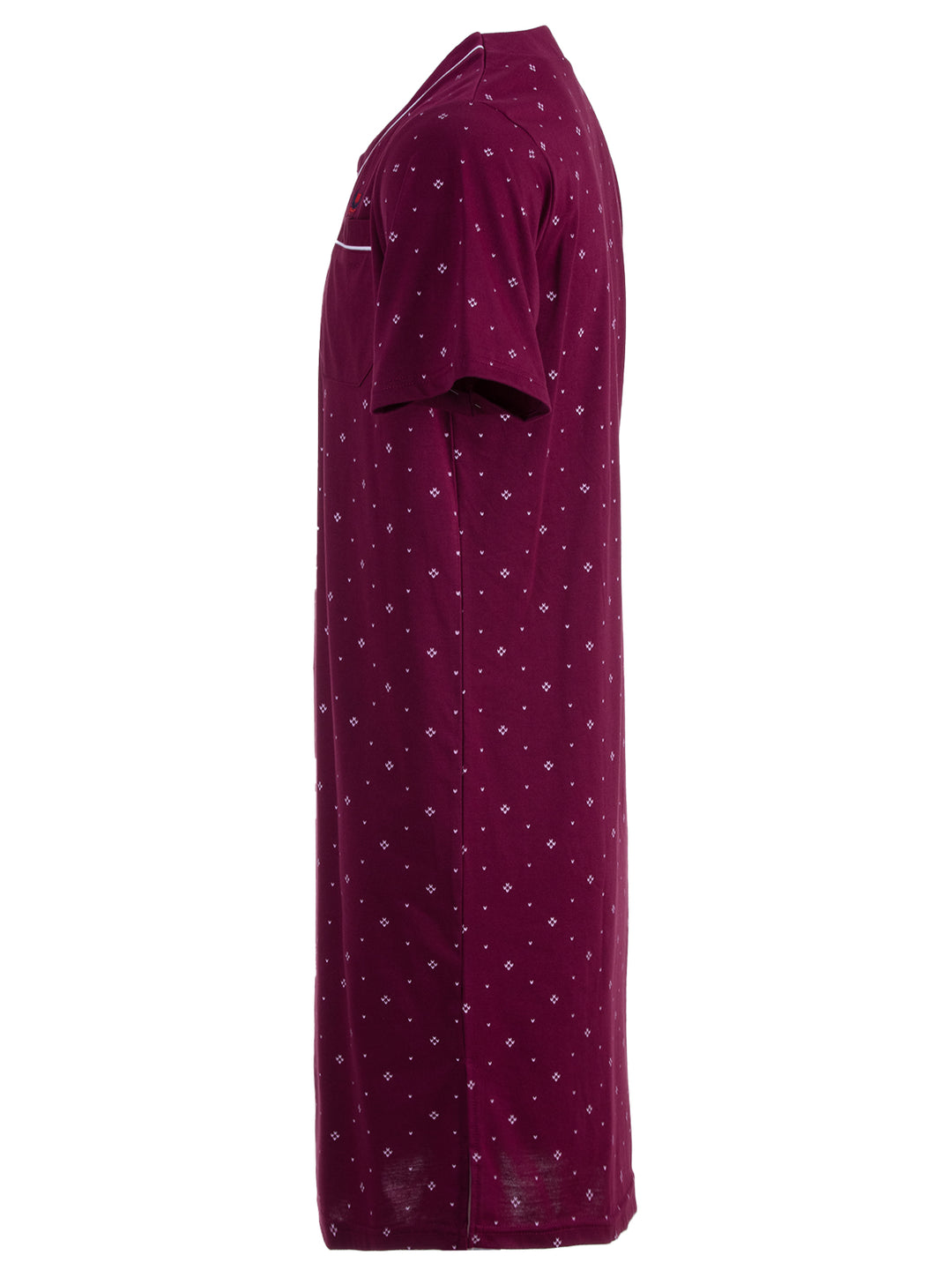 Nightgown short sleeves - piping arrow