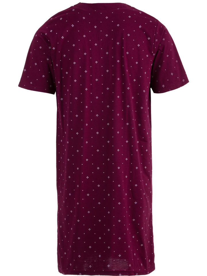 Nightgown short sleeves - piping arrow