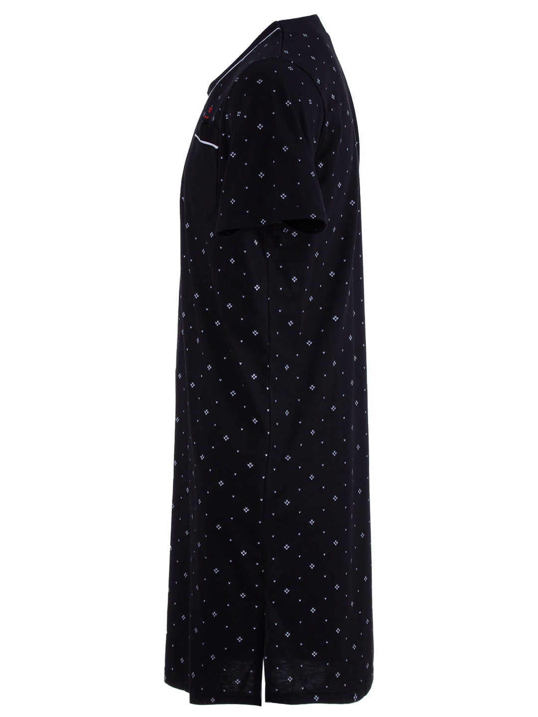 Nightgown short sleeves - piping arrow