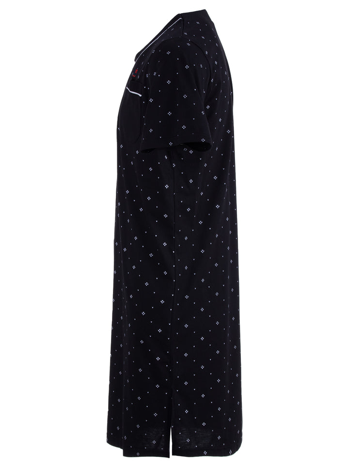 Nightgown short sleeves - piping arrow
