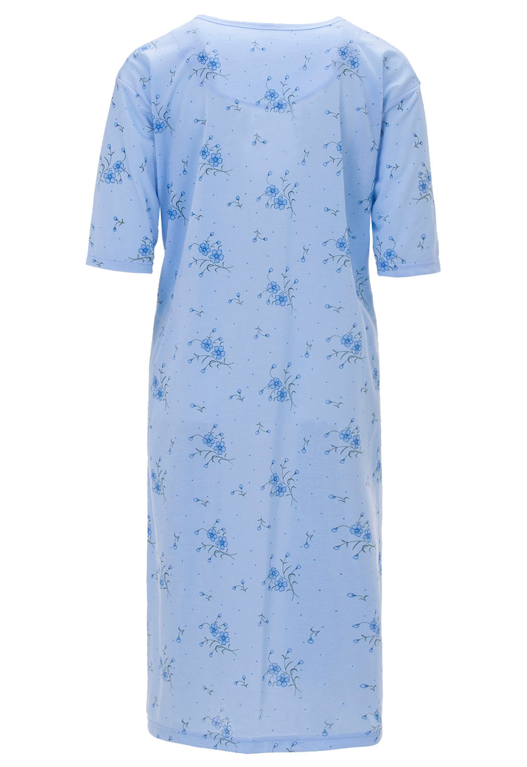 Nachthemd Kurzarm - Blumen 3XL-6XL