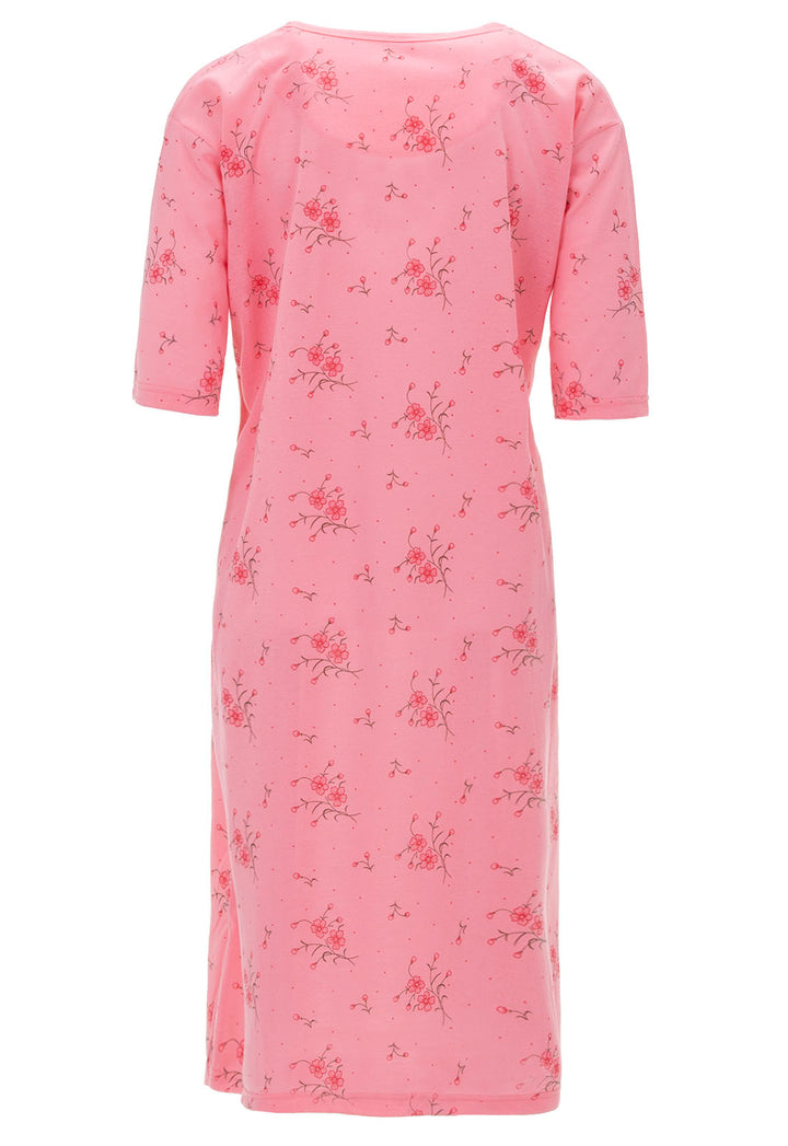 Nachthemd Kurzarm - Blumen 3XL-6XL