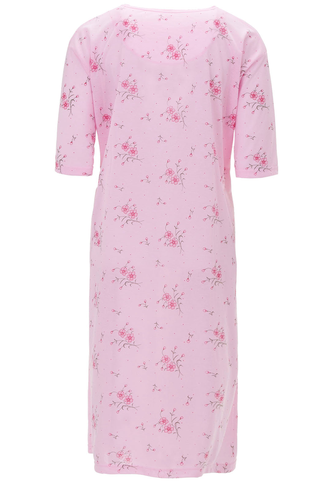 Nachthemd Kurzarm - Blumen 3XL-6XL