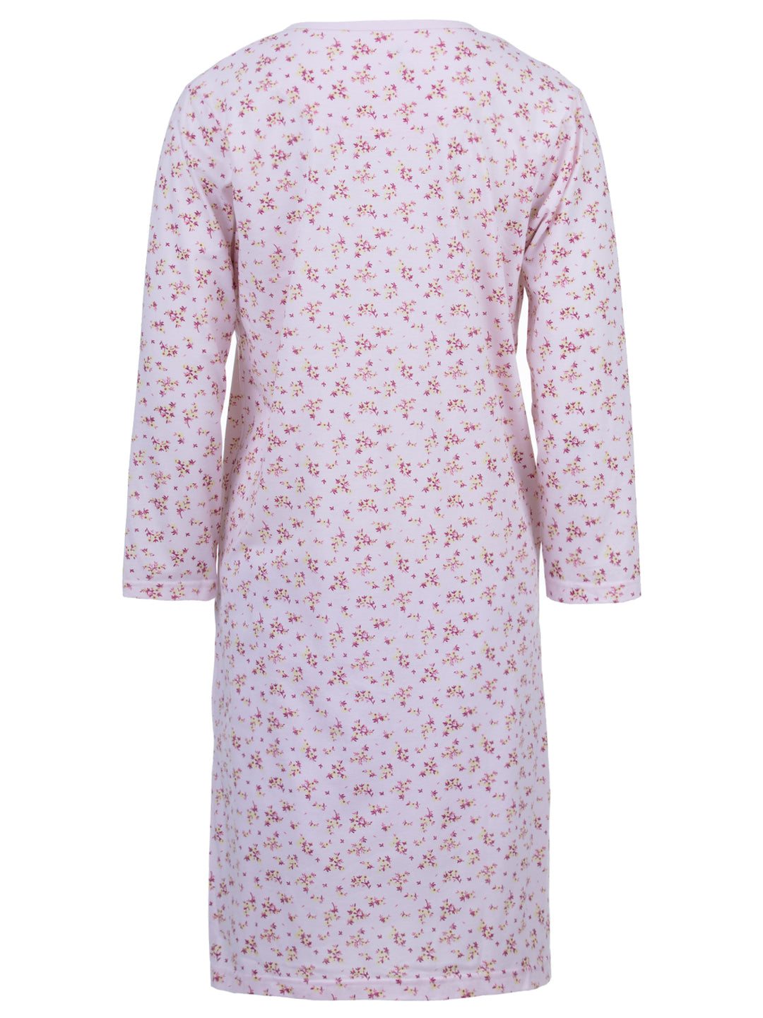 Long-sleeved nightdress - branches/ flowers