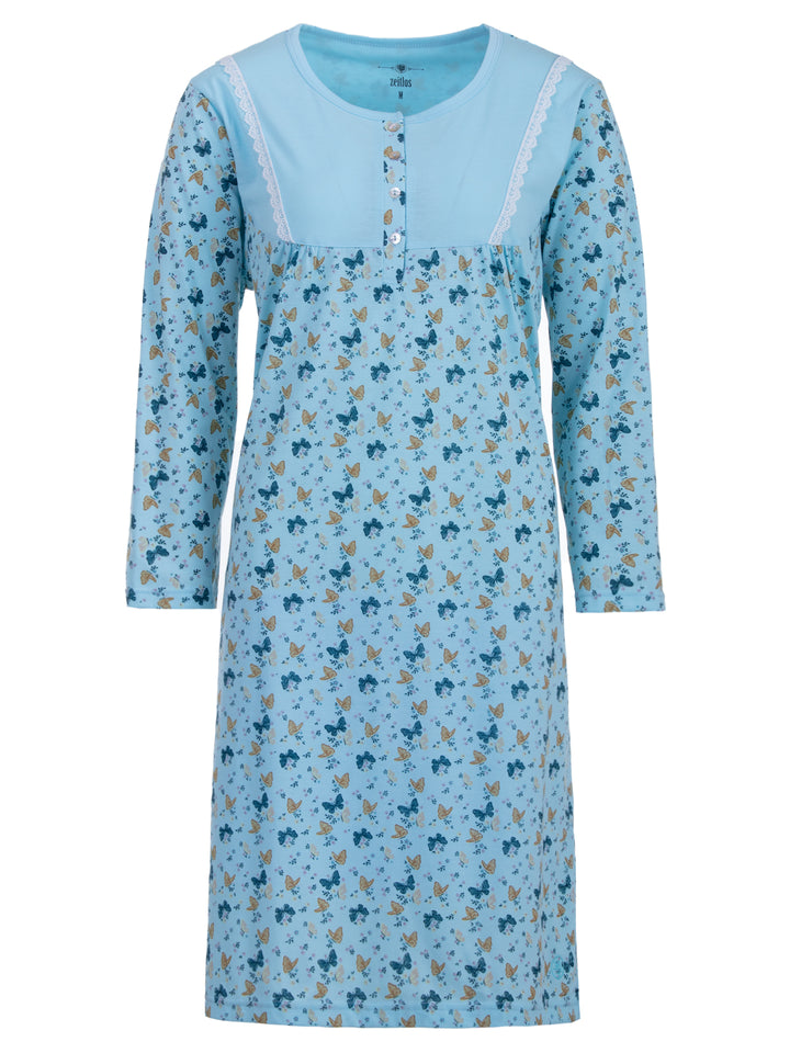 Long-sleeved nightdress - Butterfly