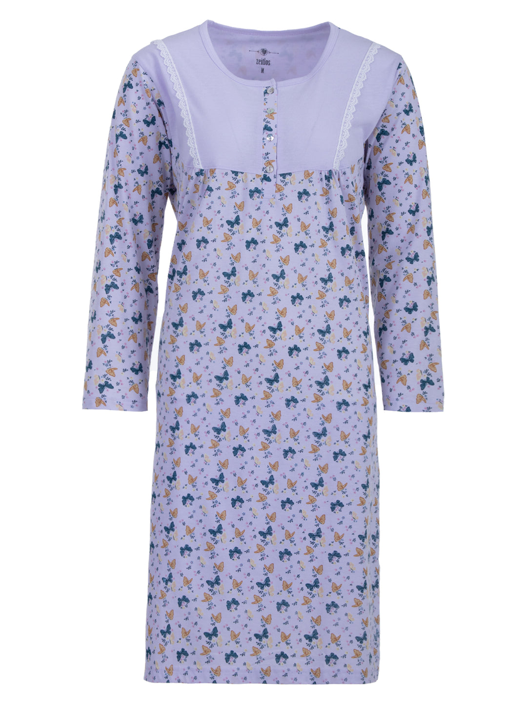 Long-sleeved nightdress - Butterfly
