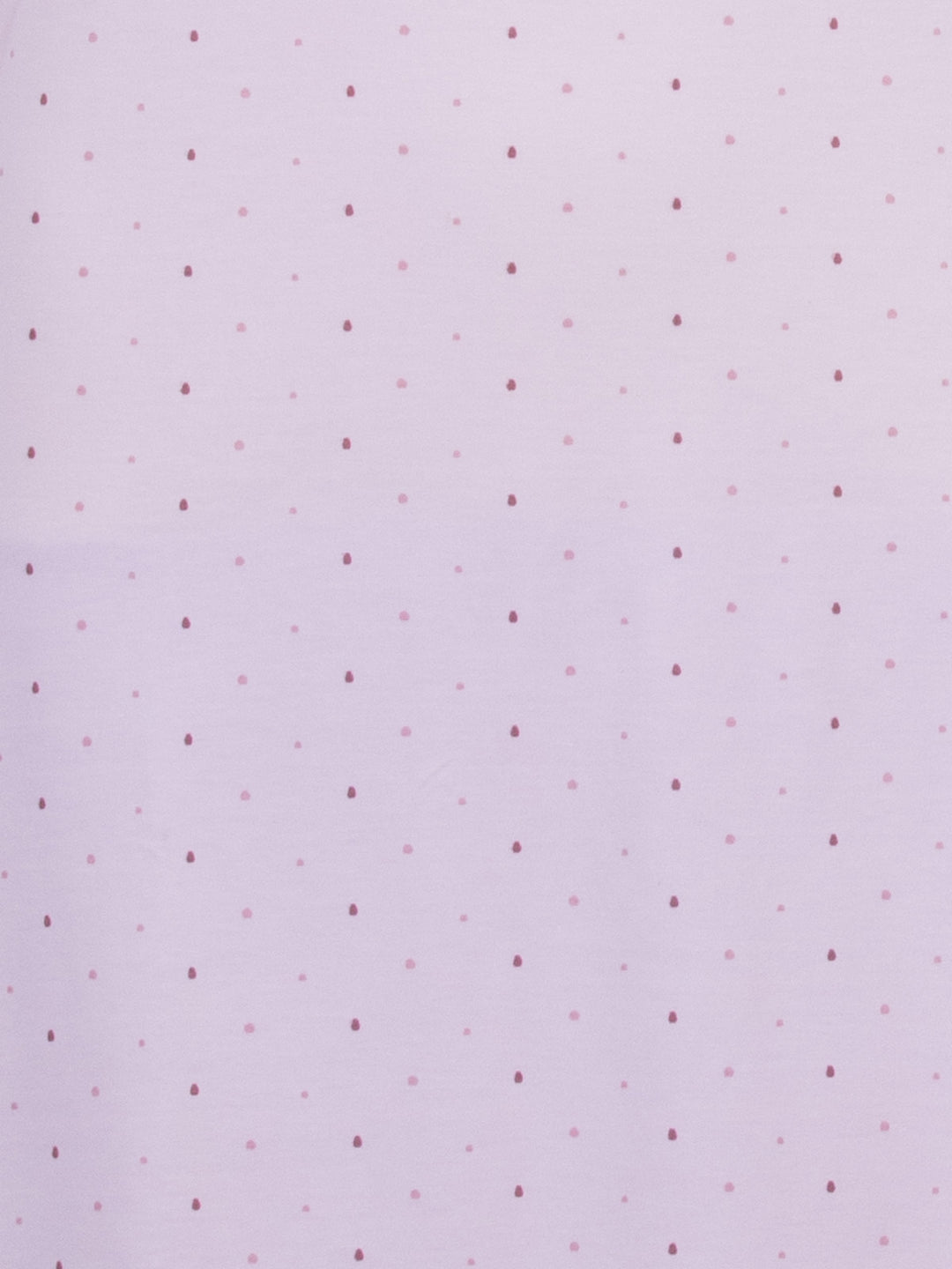 Nightdress long sleeve - dots with diamond border