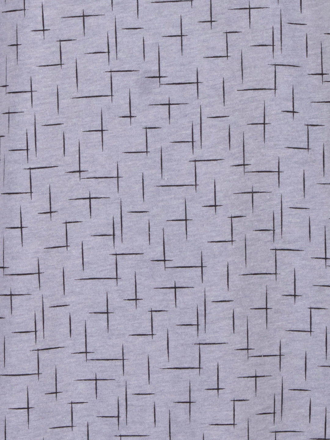 Long-sleeved nightdress - striped pattern