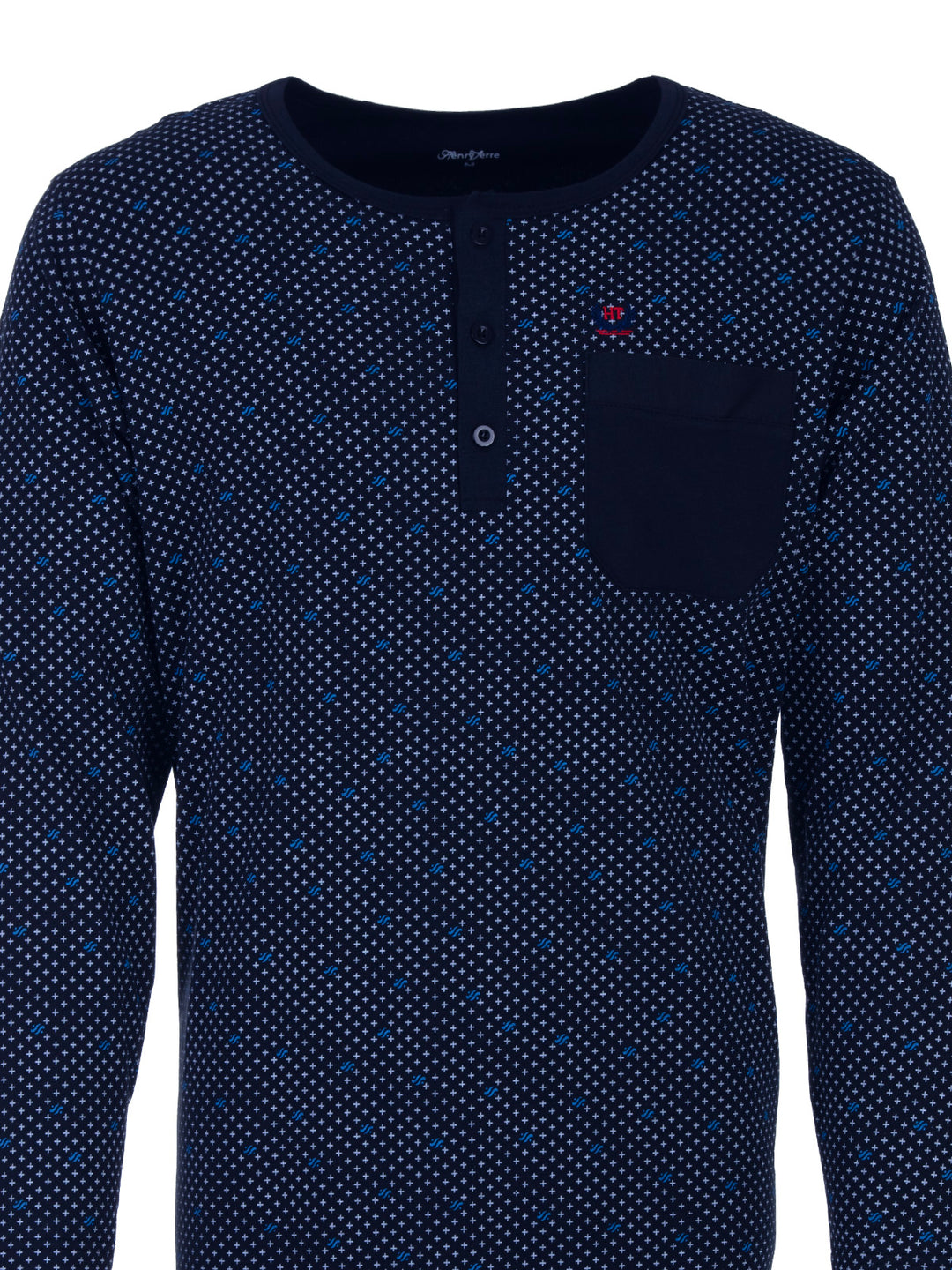 Nightdress long sleeve - crosses