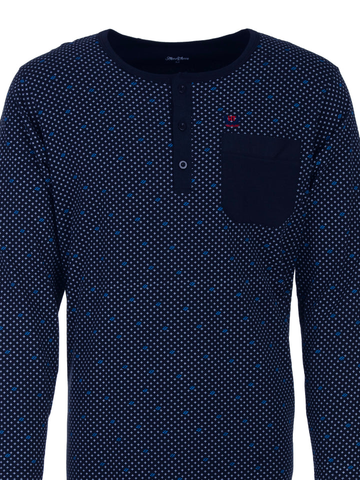 Nightdress long sleeve - crosses