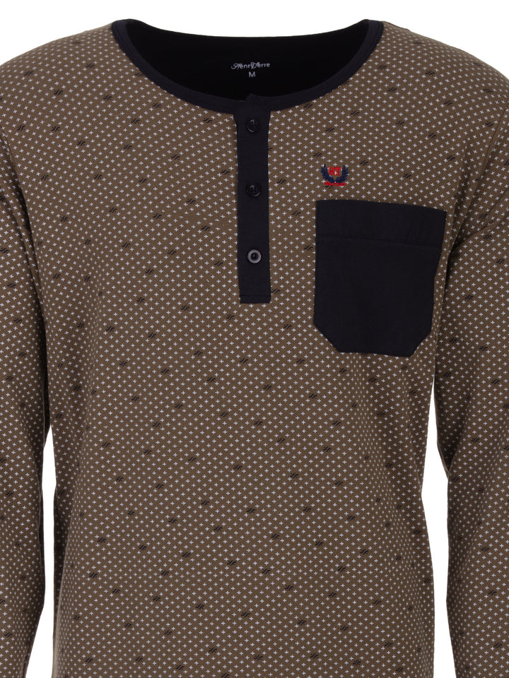 Nightdress long sleeve - crosses