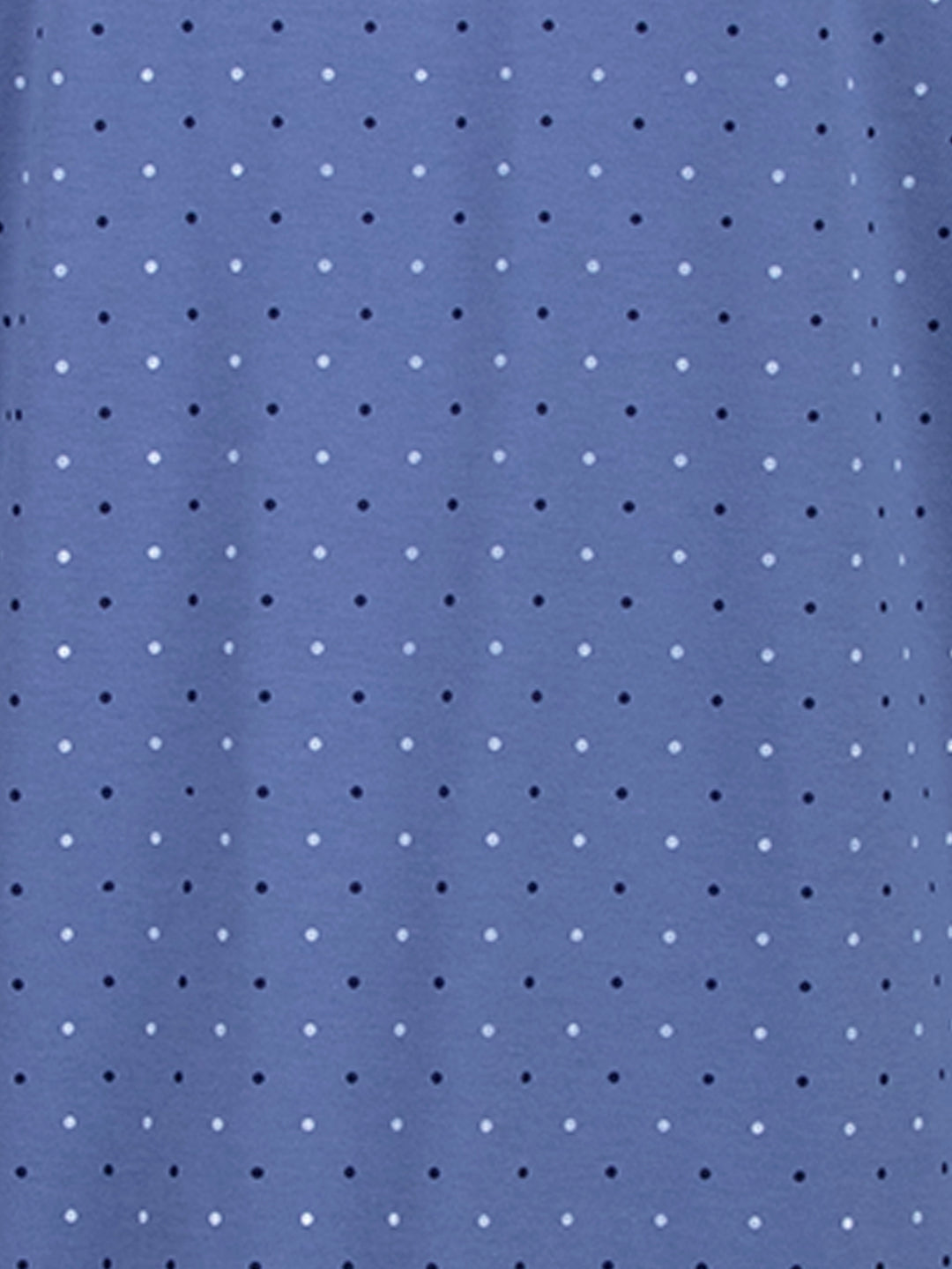 Nightdress long-sleeved - stand-up collar with dots