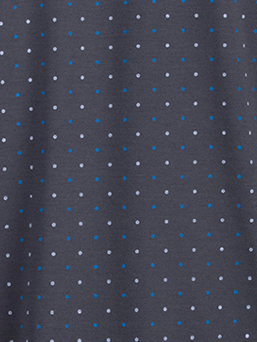 Nightdress long-sleeved - stand-up collar with dots