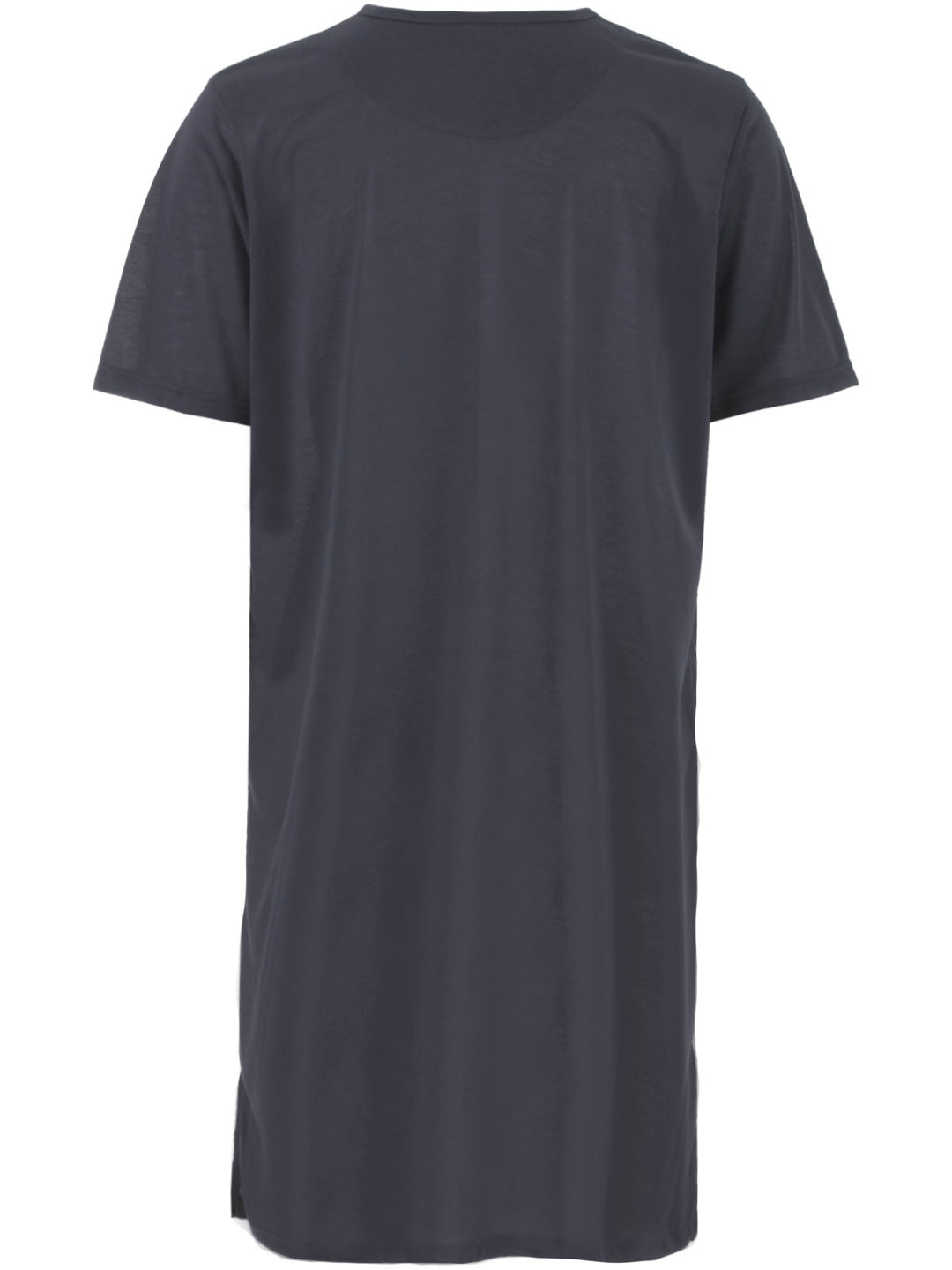 Short-sleeved nightgown - Uni V-neck