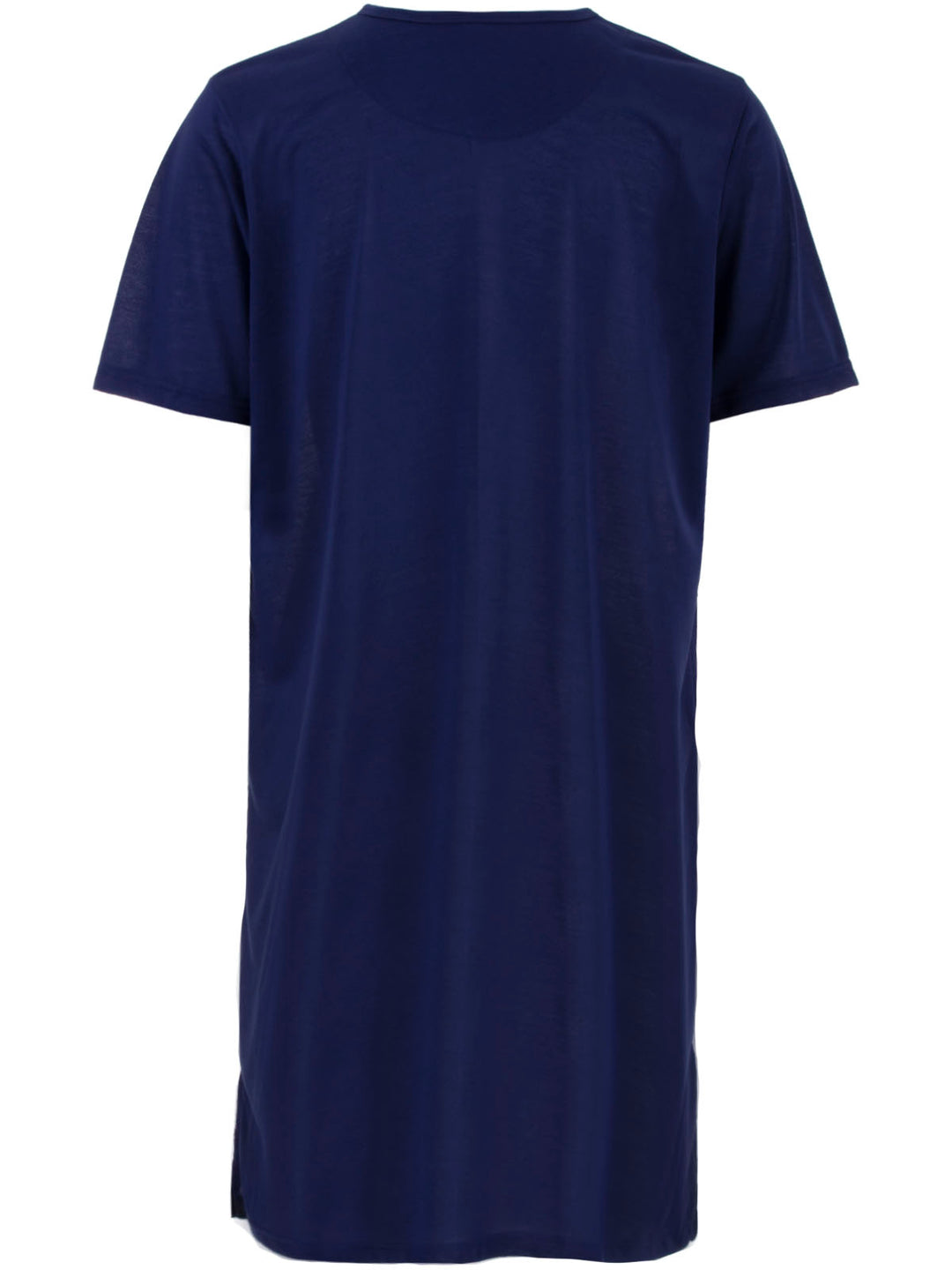 Short-sleeved nightgown - Uni V-neck